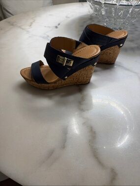 Tommy Hilfiger cork wedges